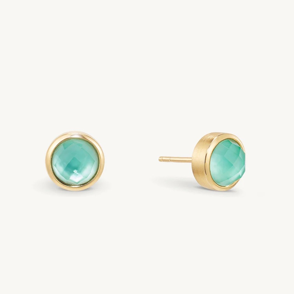 Dean Davidson Signature Midi Knockout Studs in Banyan Green Color NEW